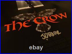 The CROW 1994 Original Movie Poster Full Sized. Autographed by James O'Barr