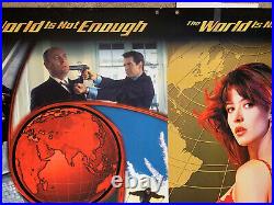 The WORLD IS NOT ENOUGH Original RARE U. K D/S Banner Movie Poster James Bond 007