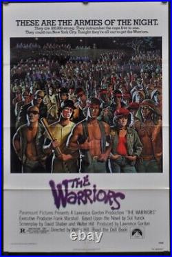 The Warriors 1979 ORIGINAL 27X41 R-RATED MOVIE POSTER MICHAEL BECK JAMES REMAR