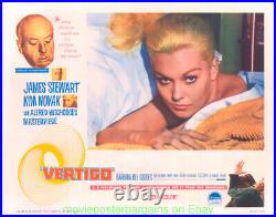 VERTIGO LOBBY CARD 11x14 Size Movie Poster KIM NOVAK JAMES STEWART Card #3