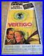 Vertigo Original Three Sheet Movie Poster Hitchcock. Hollywood Posters