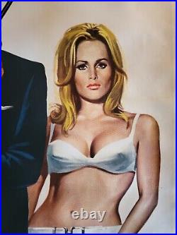 Vintage 1971 DR. NO Italian 4 Sheet James Bond Vintage Poster 4F