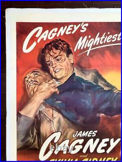 WESTERN NOIR Blood On The Sun James Cagney 1945 US 1SH Movie Poster LB