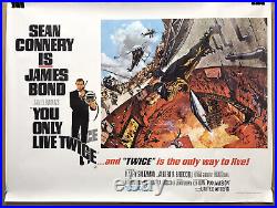 You Only Live Twice James Bond 007 Orig Movie UK Quad Poster Style A 30x40